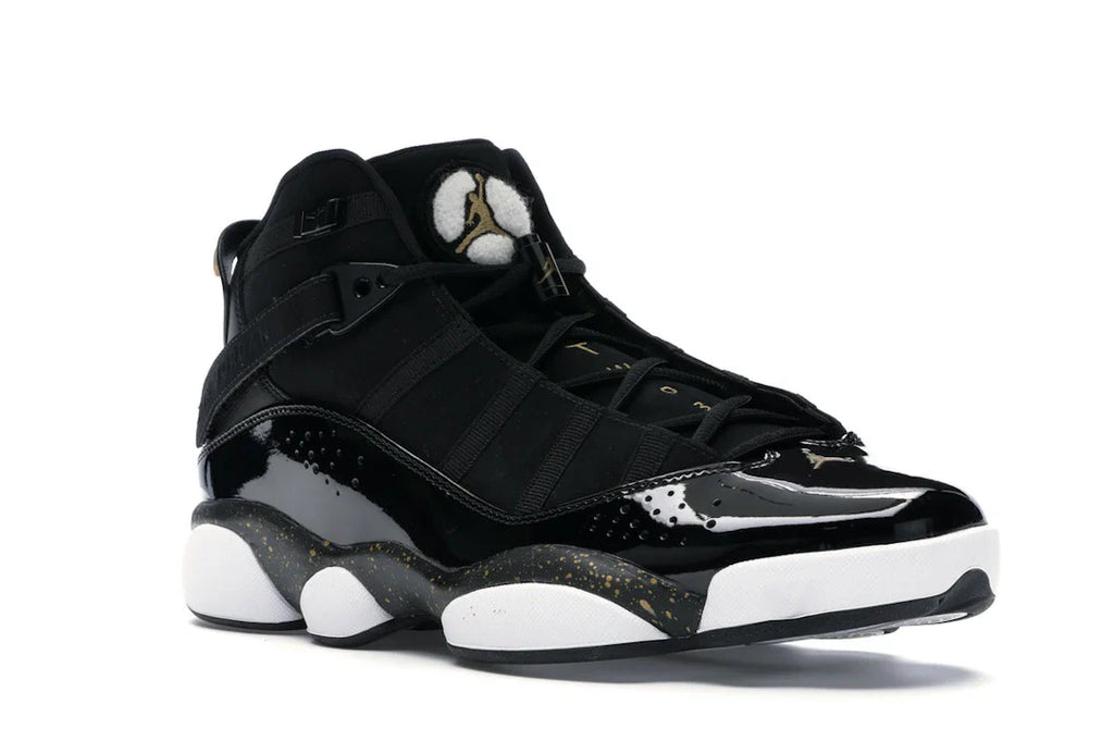 Jordan 6 Rings Schwarz Metallic Gold Weiß