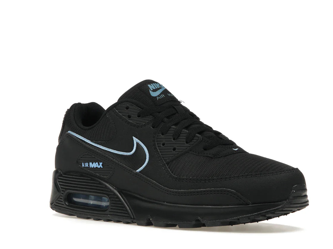 Nike Air Max 90 Schwarz Universitätsblau