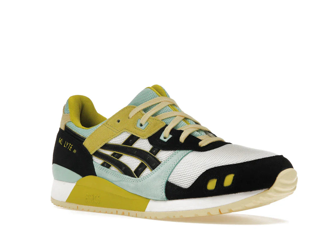ASICS Gel-Lyte III OG Weiß Schwarz Moosgrün Blau
