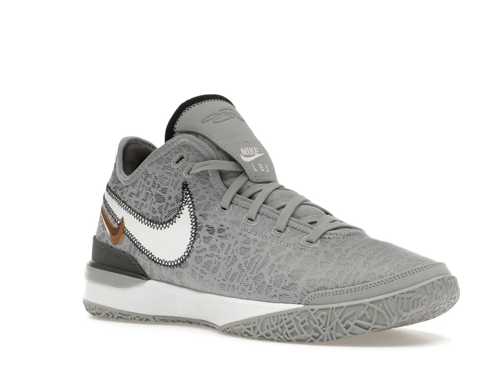 Nike Zoom LeBron NXXT Gen Wolf Gray Metallic Gold