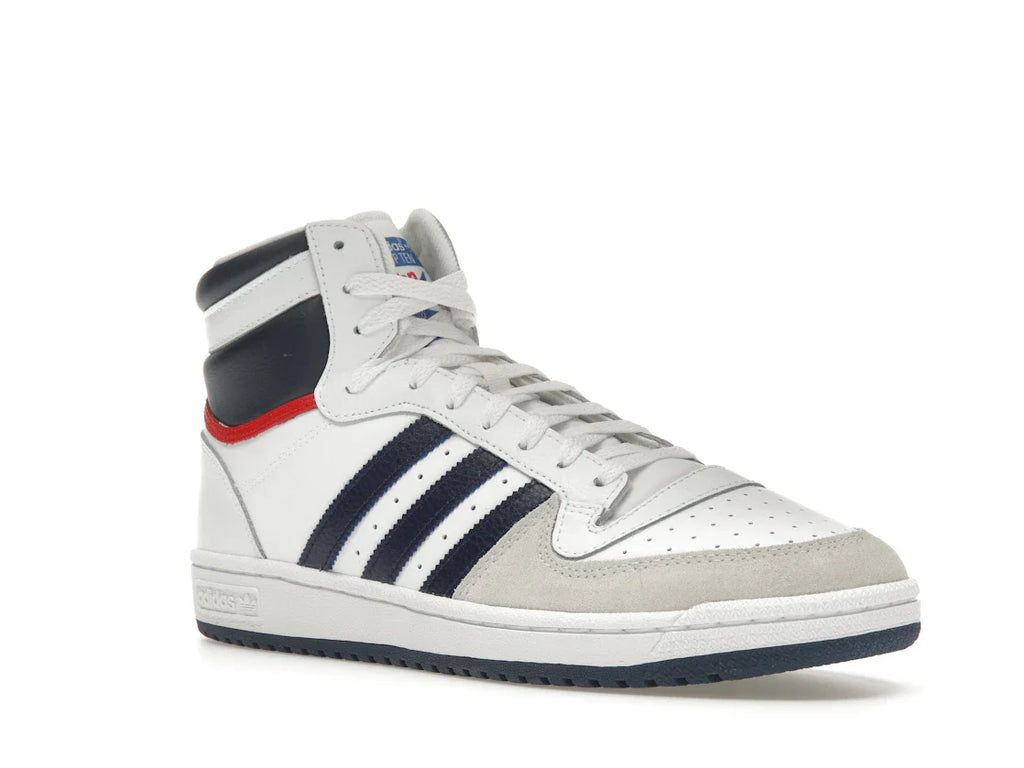 adidas Top Ten Hi Weiß Marineblau Rot