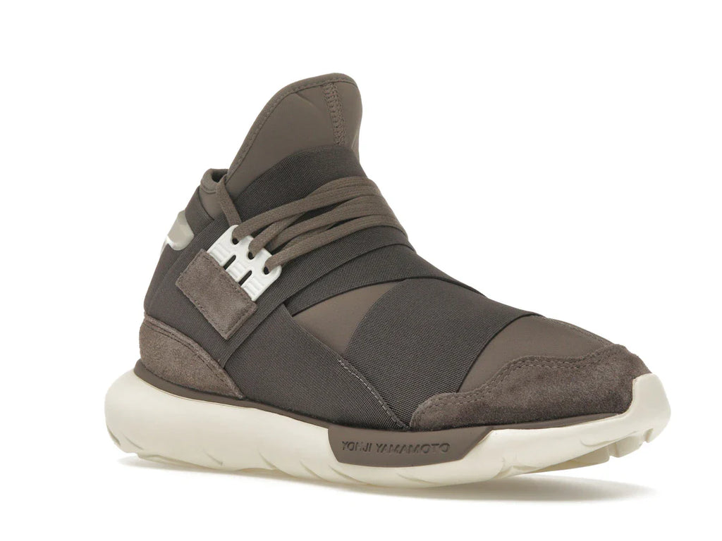 adidas Y-3 Qasa High Braun Creme Weiß