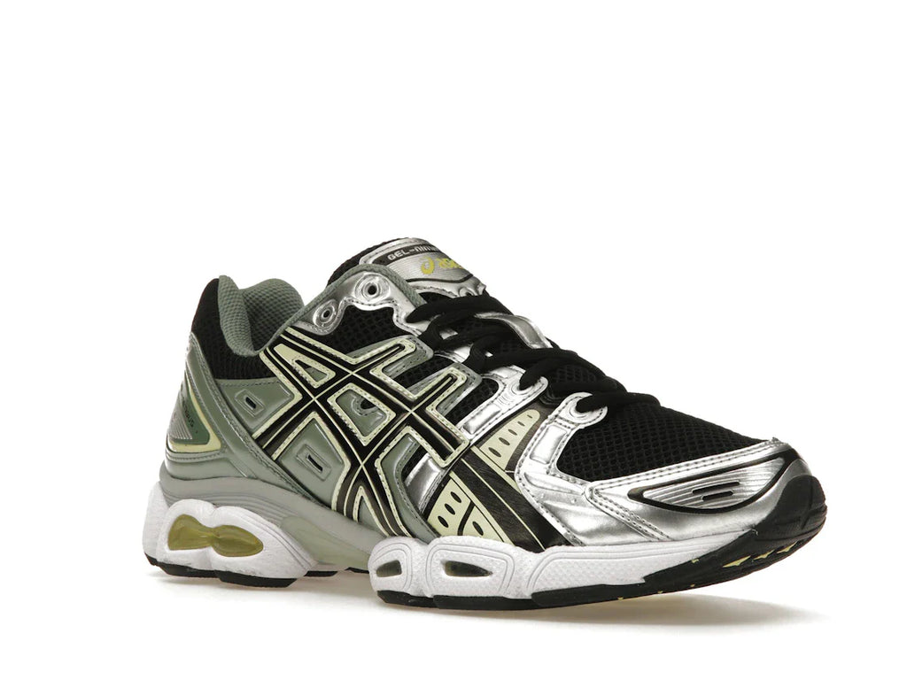 ASICS Gel-Nimbus 9 Schwarz Grün Gelb Silber
