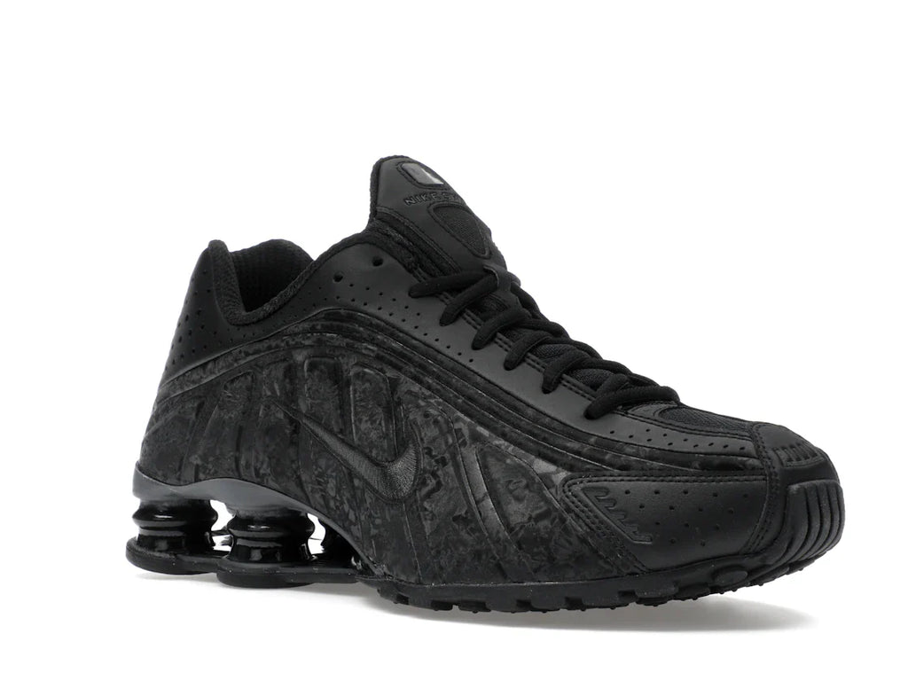 Nike Shox R4 Schwarz mit Blumenmuster (Damen)