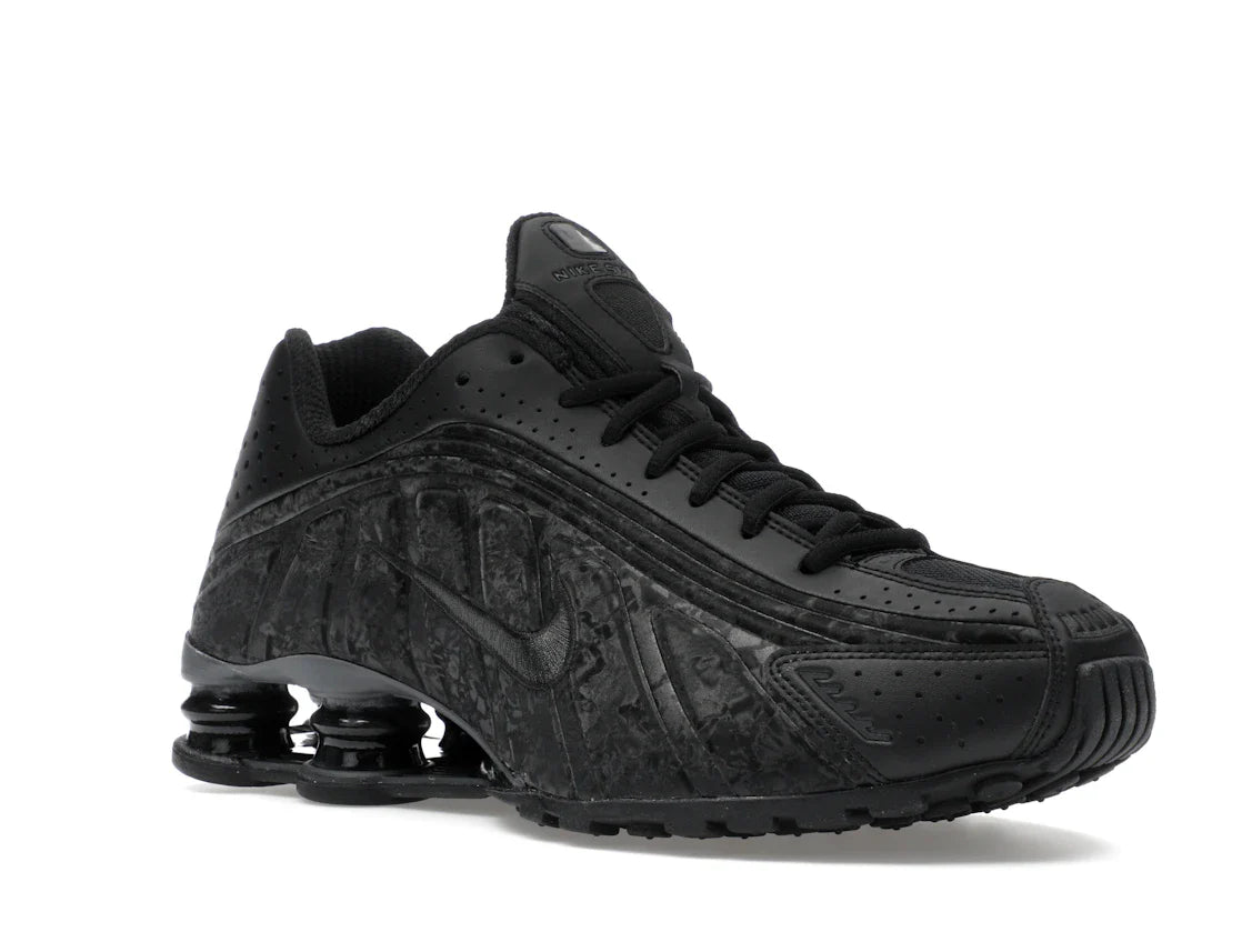 Nike Shox R4 Schwarz mit Blumenmuster (Damen)