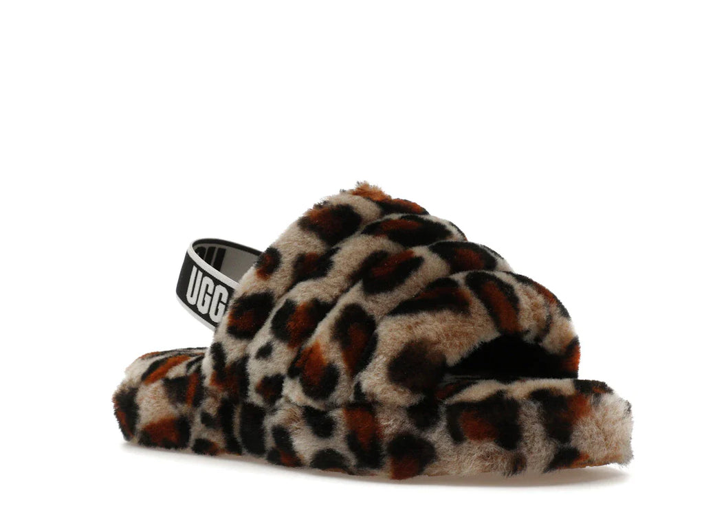 UGG Fluff Yeah Slide Leopard Amphora (Kinder)