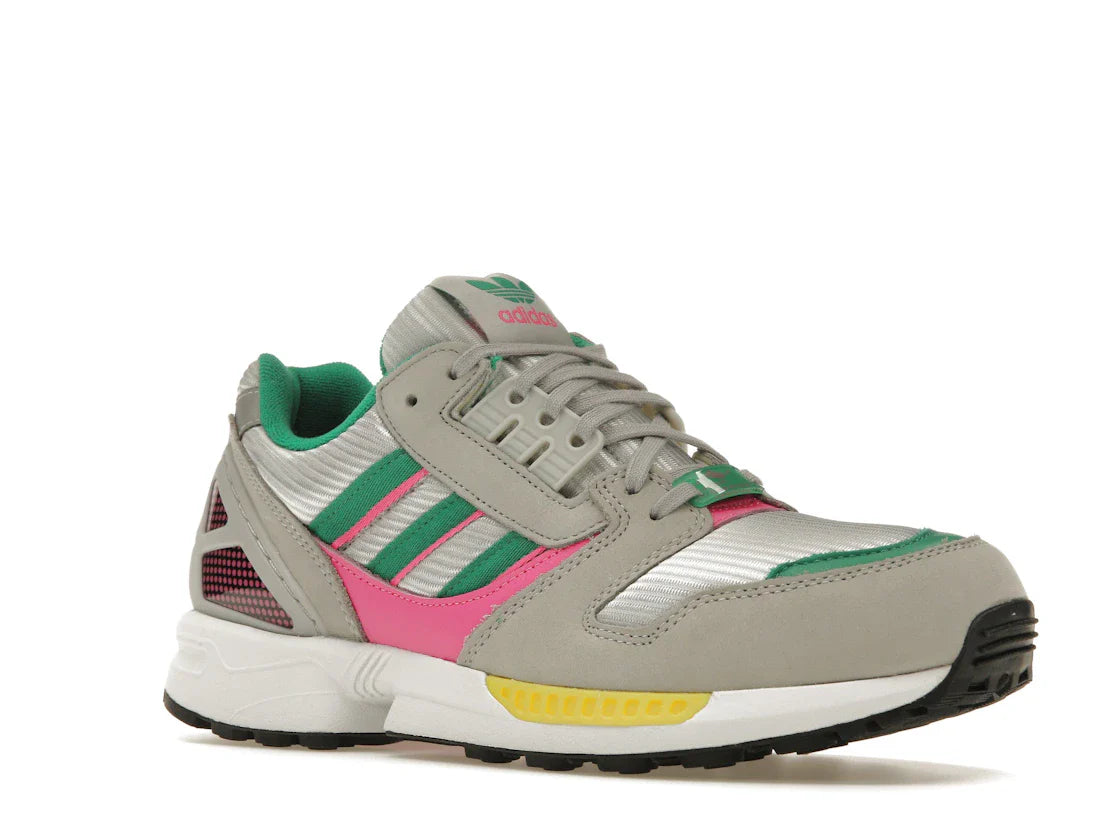 adidas ZX 8000 Grau Court Grün Screaming Pink