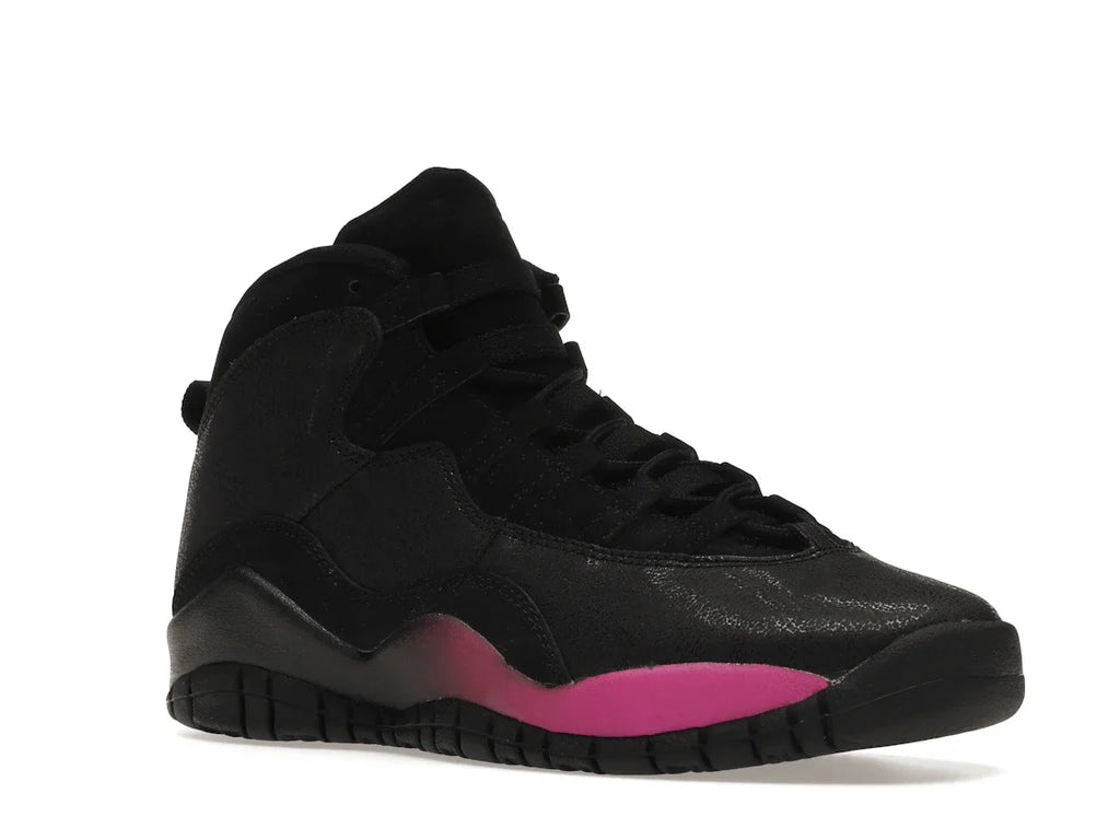 Jordan 10 Retro Schwarz Fuchsia Schwarz (GS)