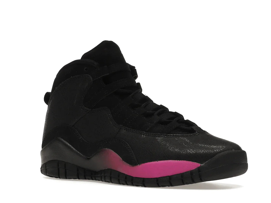 Jordan 10 Retro Schwarz Fuchsia Schwarz (GS)