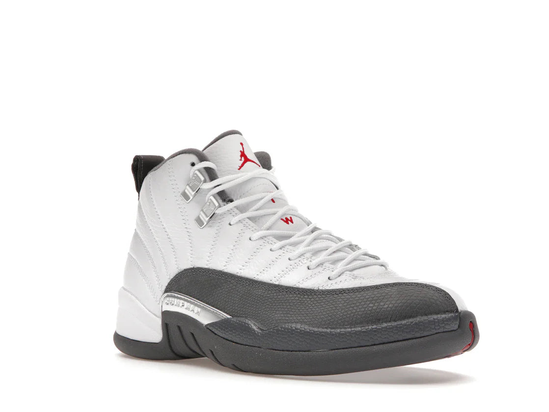 Jordan 12 Retro Weiß Dunkelgrau