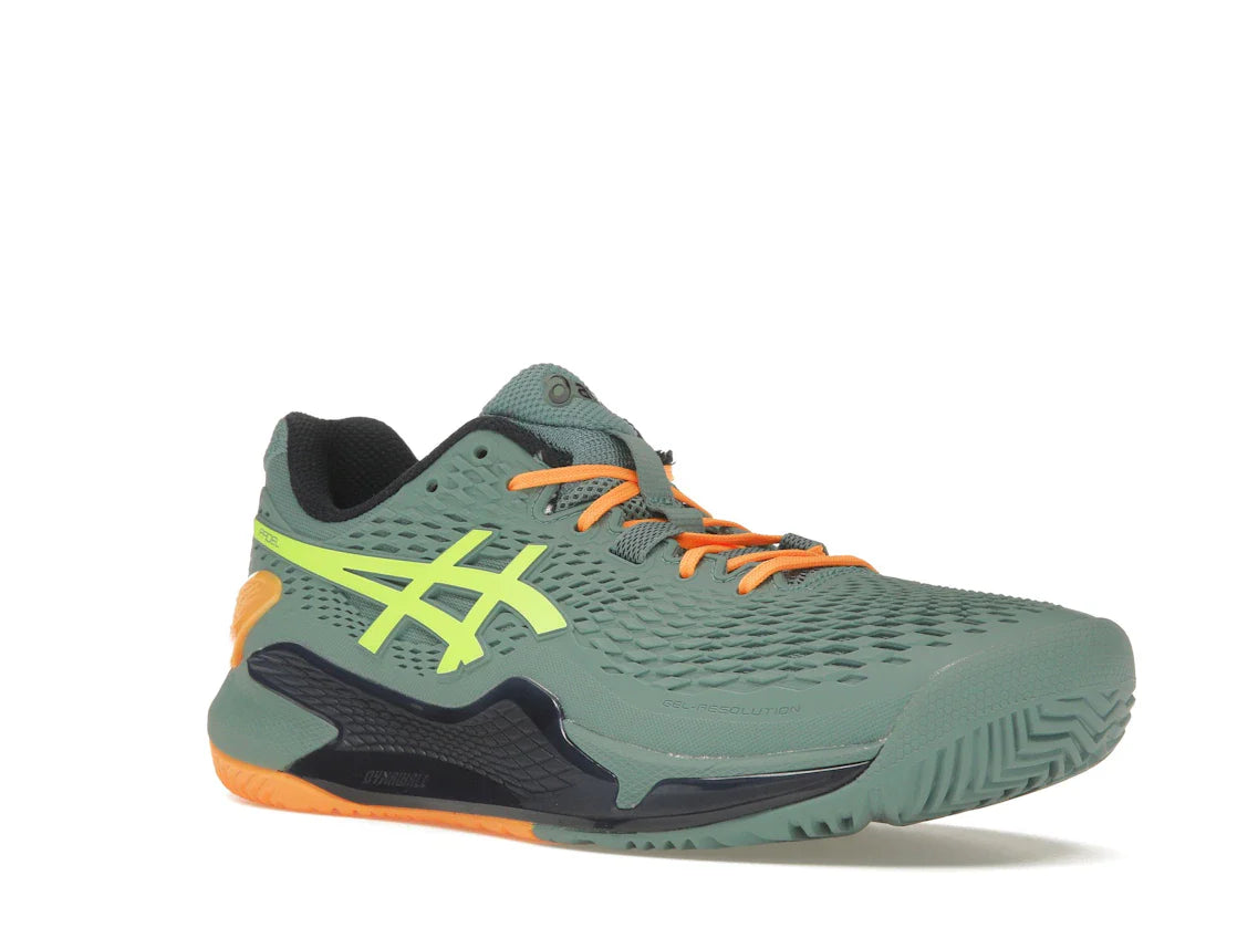 ASICS Gel-Resolution 9 Padel Celadon Sicherheitsgelb