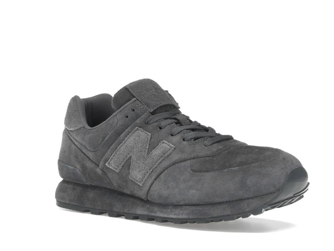 New Balance 574 Legacy Stone Island Ghost Dunkelgrau