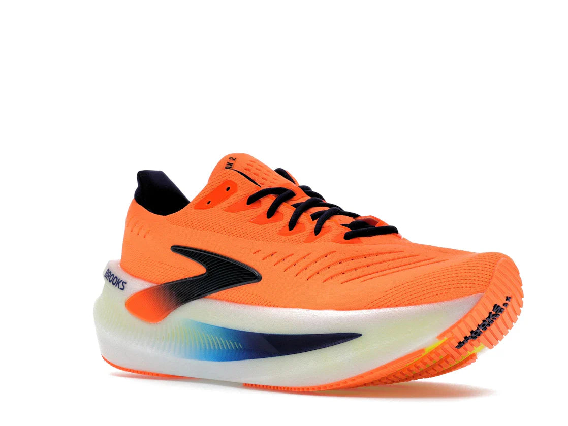 Brooks Glycerin Max 2 Orange Beacon Blau