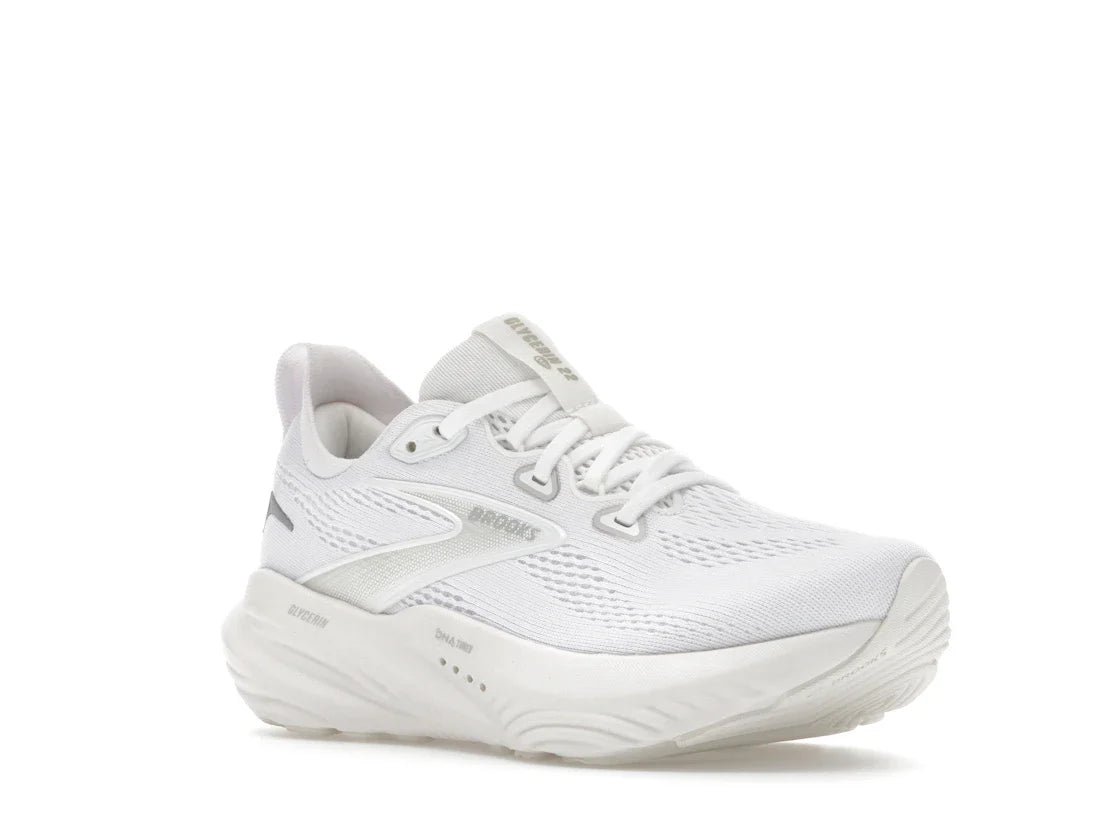 Brooks Glycerin 22 White White Grey (Damen)