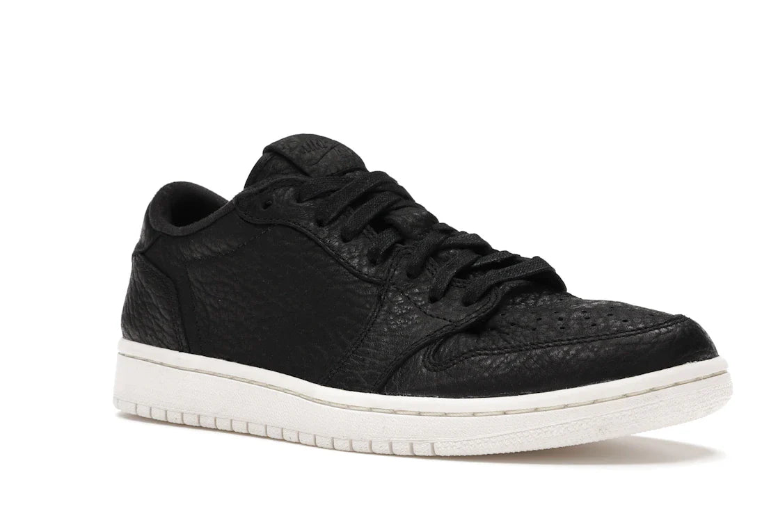 Jordan 1 Retro Low Swooshless Schwarz (2016)