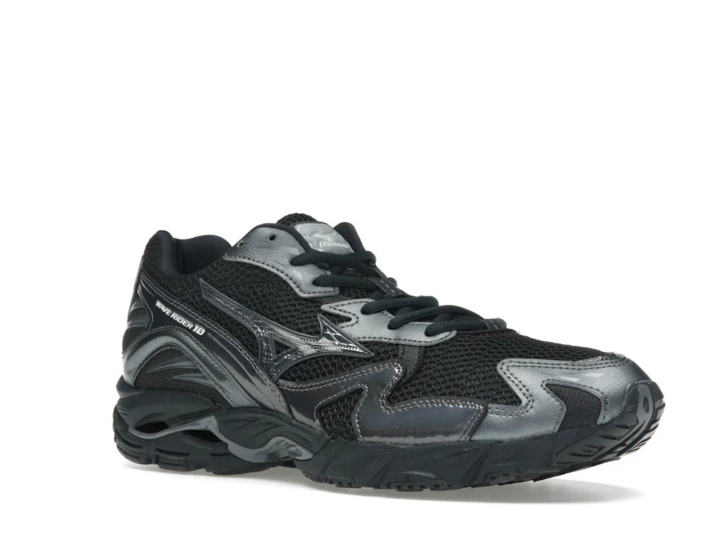 Mizuno Wave Rider 10 Schwarz Sand Metallic Grau