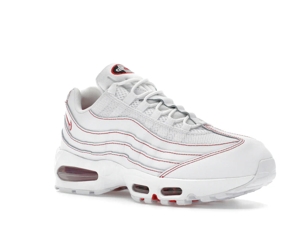 Nike Air Max 95 OG Big Bubble Weiß Universitätsrot