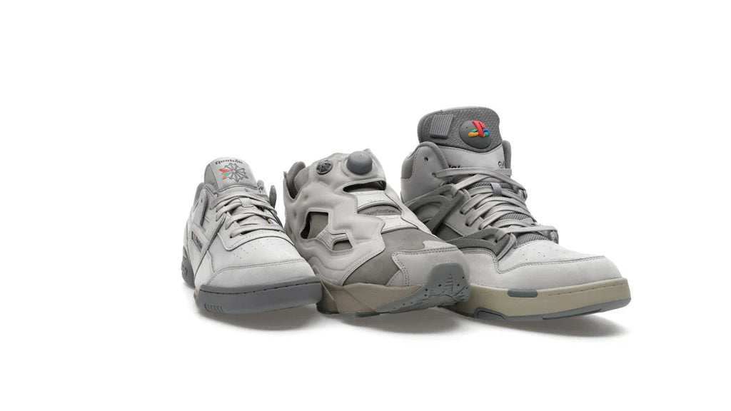 Reebok Workout Plus, Reebok Pump Omni Zone II & Reebok Instapump Fury 94 PlayStation 30th Anniversary Stapelbox