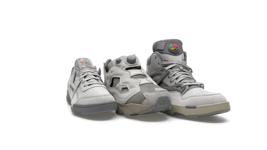 Reebok Workout Plus, Reebok Pump Omni Zone II & Reebok Instapump Fury 94 PlayStation 30th Anniversary Stapelbox