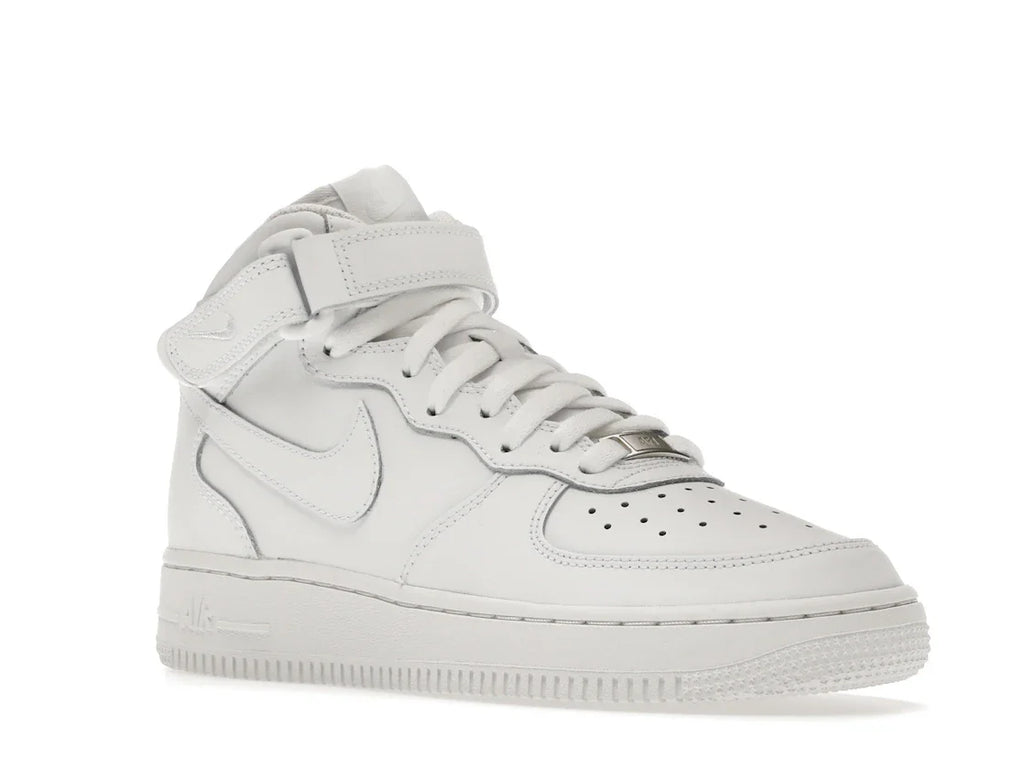 Nike Air Force 1 Mid LE Triple White (GS)