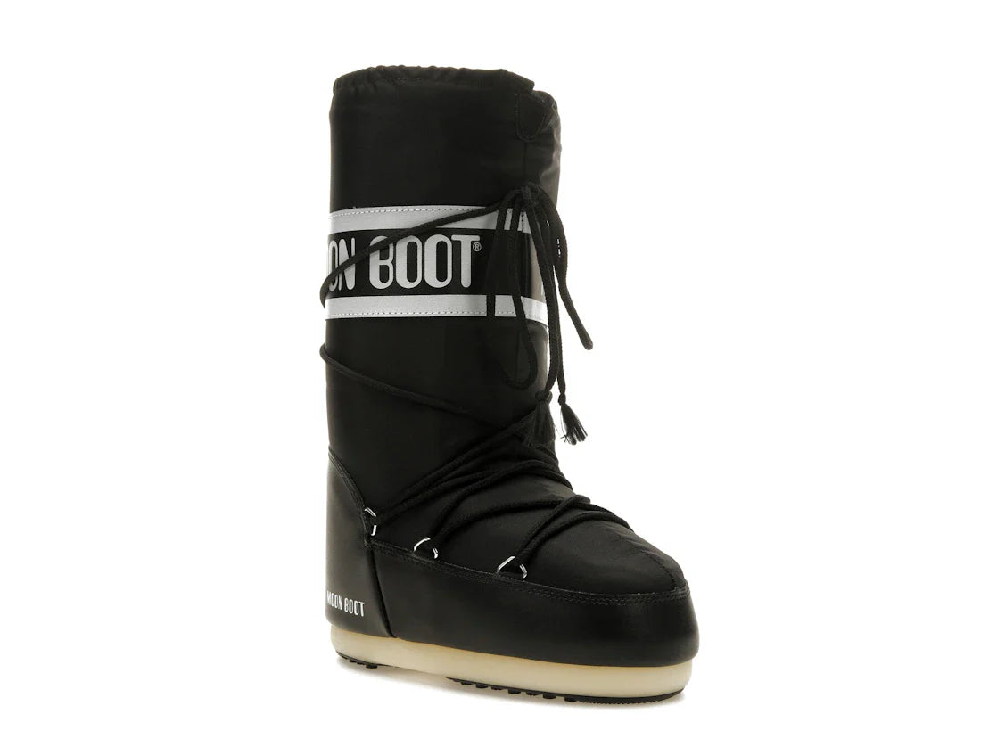 Moon Boot Icon Nylonstiefel Schwarz