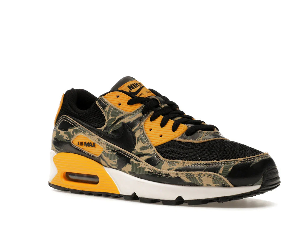 Nike Air Max 90 Premium Schwarz University Gold Camo