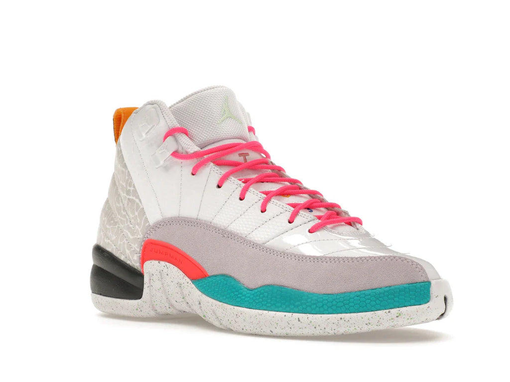 Jordan 12 Retro White Vapor Green (GS)