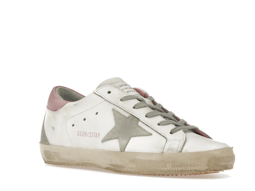 Golden Goose Super-Star Weiß Hellrosa (Damen)