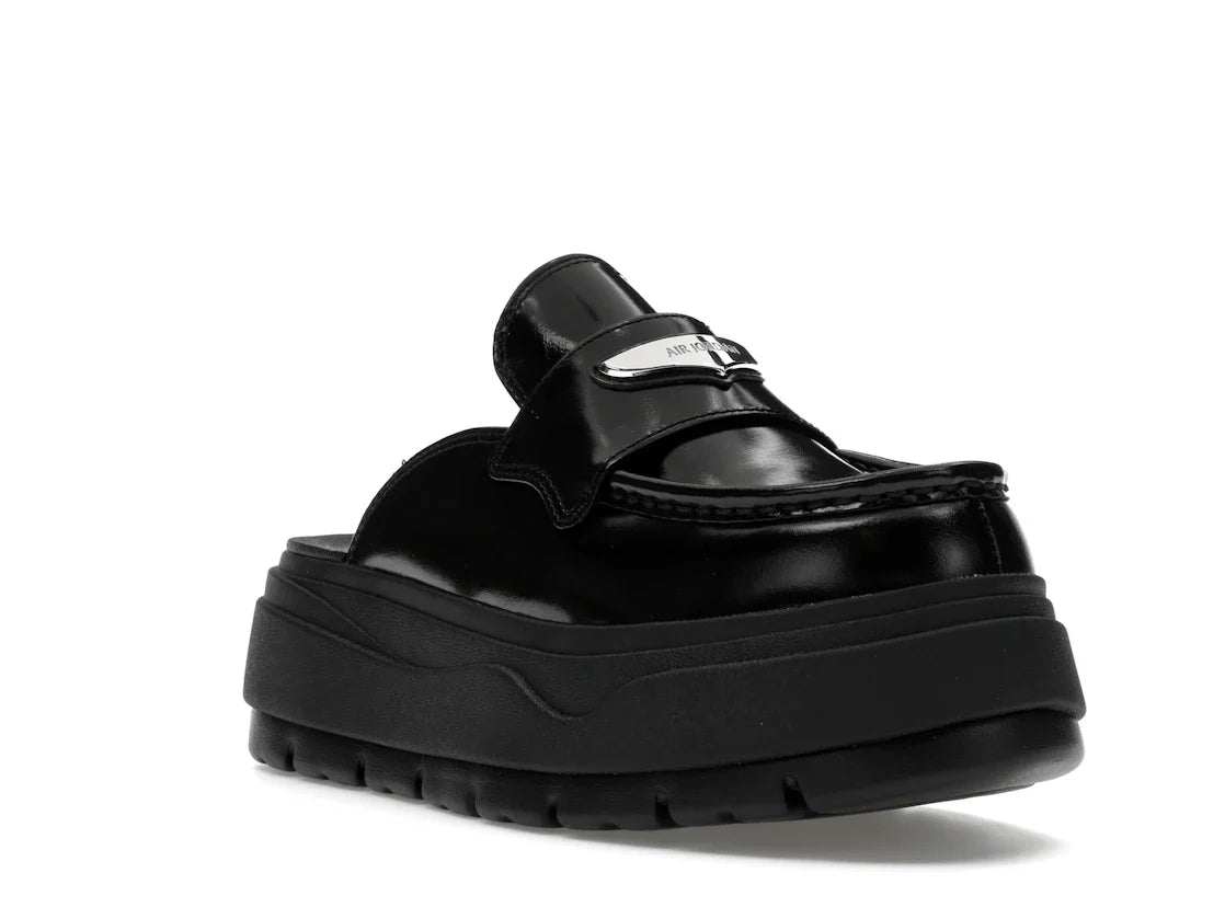 Jordan Mule Schwarz Metallic Silber (Damen)