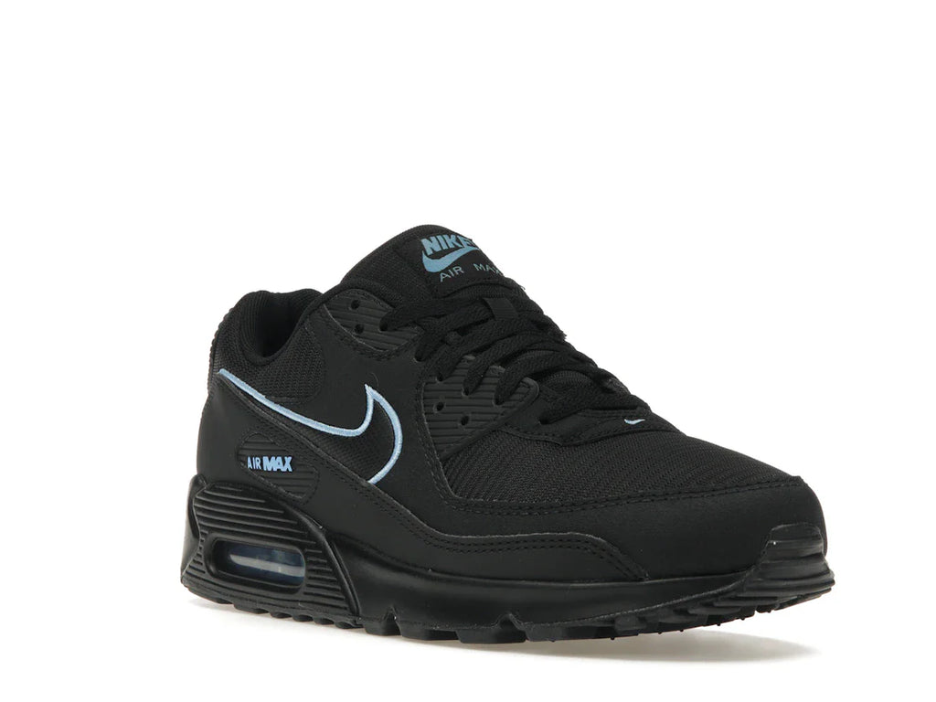 Nike Air Max 90 Schwarz Universitätsblau