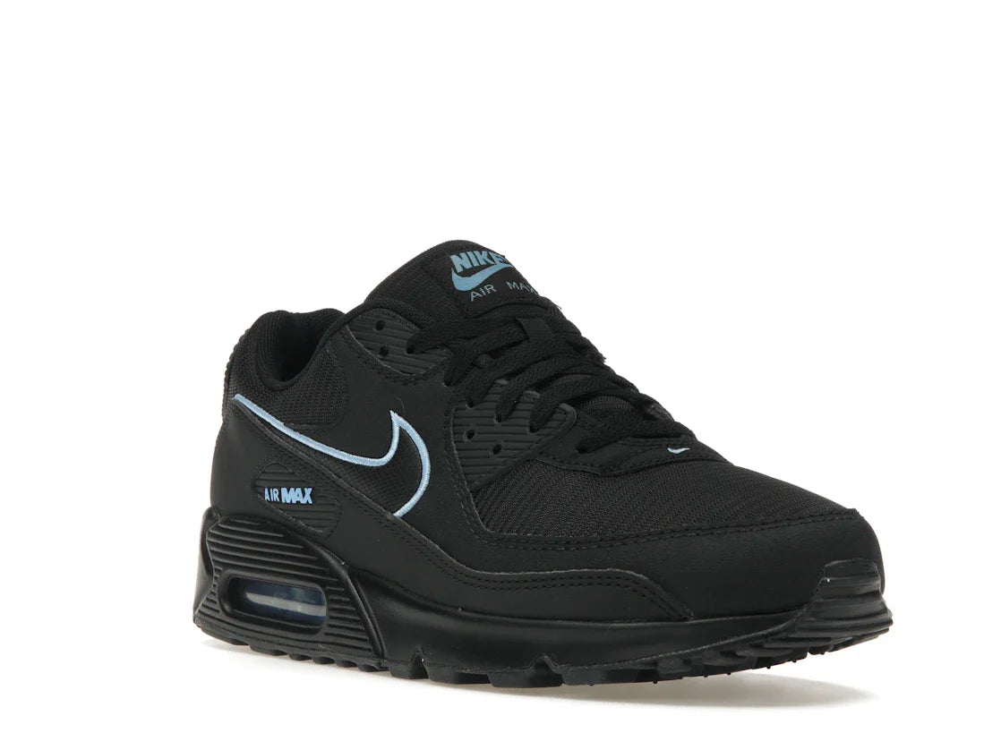 Nike Air Max 90 Schwarz Universitätsblau