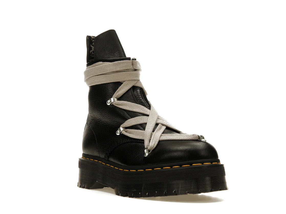 Dr. Martens 1460 Quad Ledersohle Pentagramm-Schnürstiefel Rick Owens Schwarz