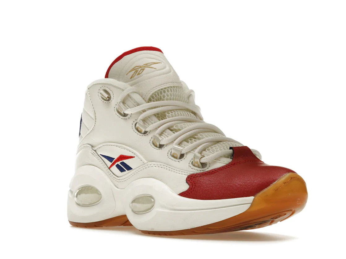 Reebok Question Mid Weiß Rot Blau
