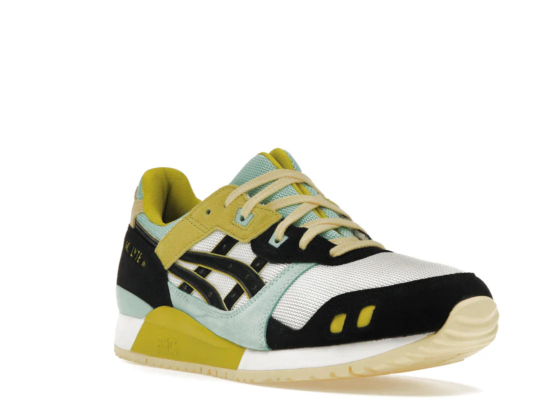 ASICS Gel-Lyte III OG Weiß Schwarz Moosgrün Blau