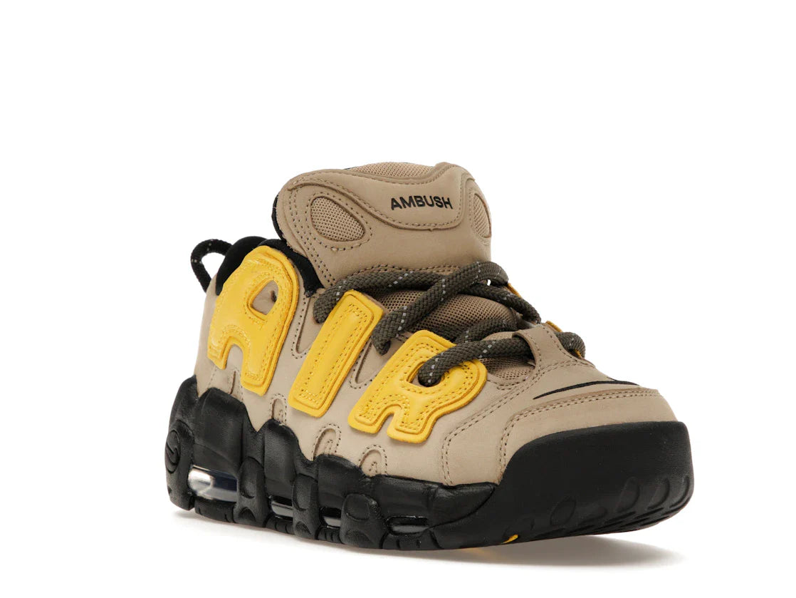 Nike Air More Uptempo Low AMBUSH Vivid Sulfur Limestone
