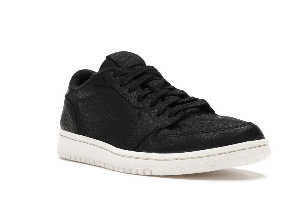 Jordan 1 Retro Low Swooshless Schwarz (2016)