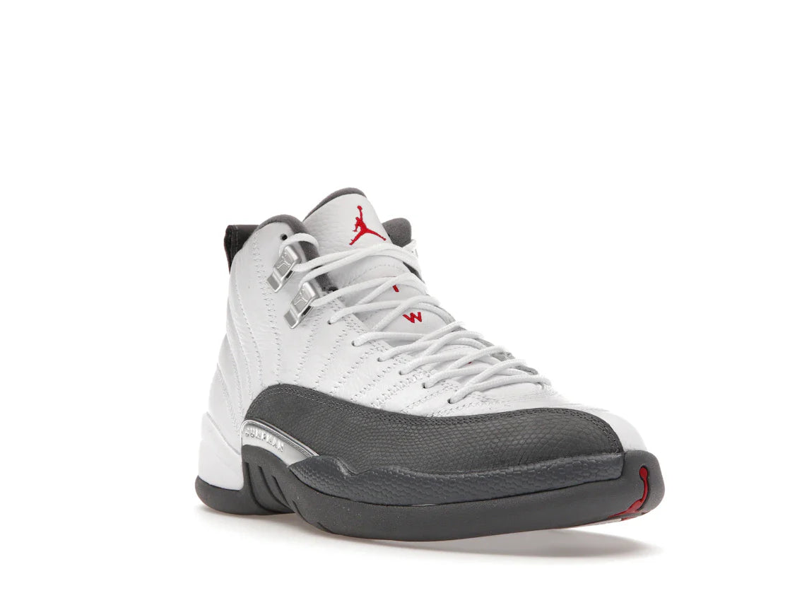 Jordan 12 Retro Weiß Dunkelgrau