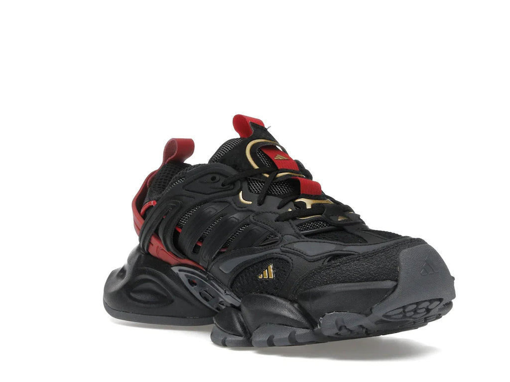 adidas XLG Runner Deluxe Schwarz Gold Metallic Rot