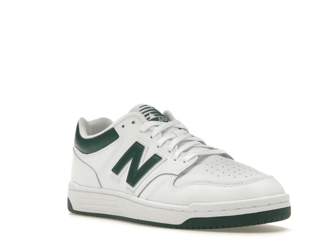 New Balance 480 Weiß Nachtsichtgrün