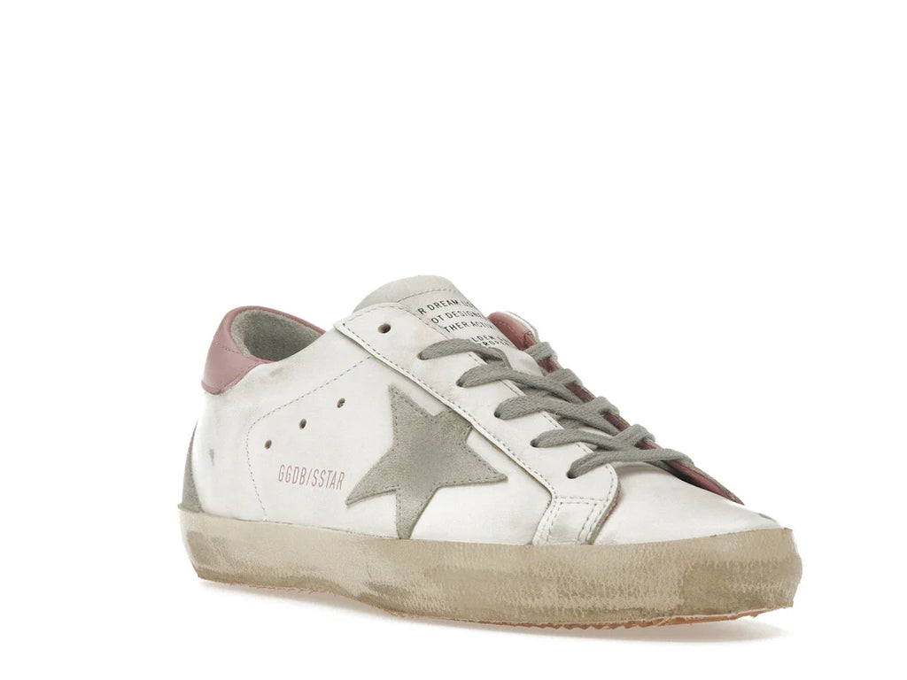 Golden Goose Super-Star Weiß Hellrosa (Damen)
