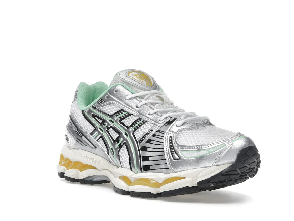 ASICS Gel-Kayano 12.1 Silber Grün Orange