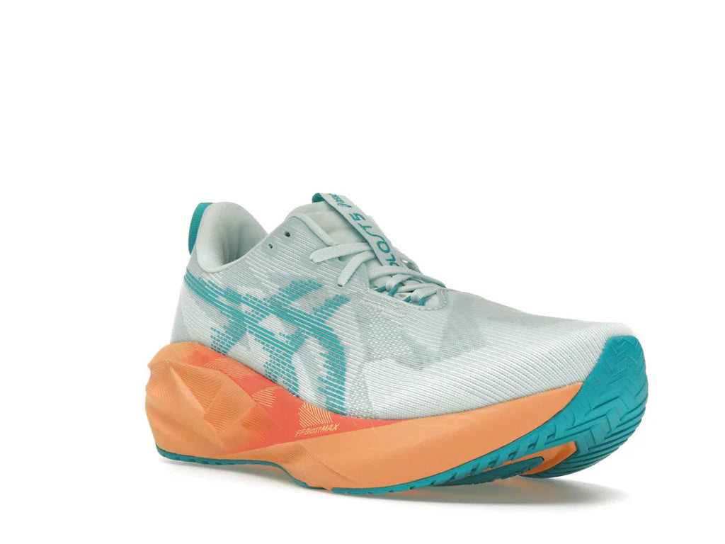 ASICS Novablast 5 Beruhigende Meereswellen-Türkis-Orange