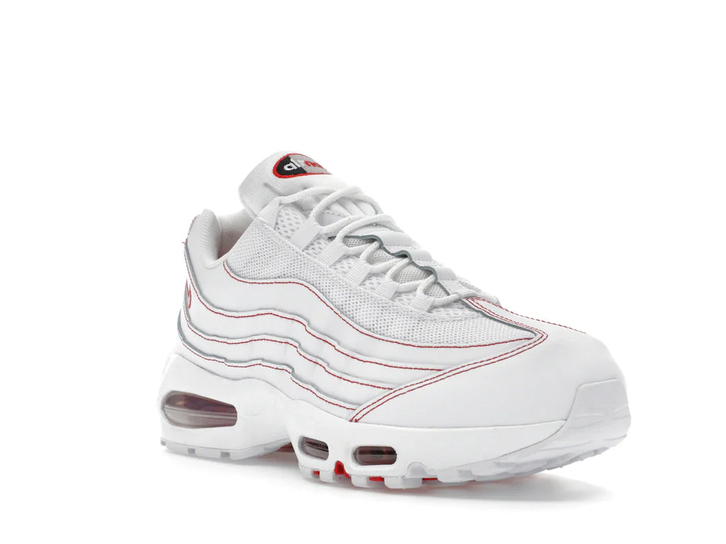 Nike Air Max 95 OG Big Bubble Weiß Universitätsrot