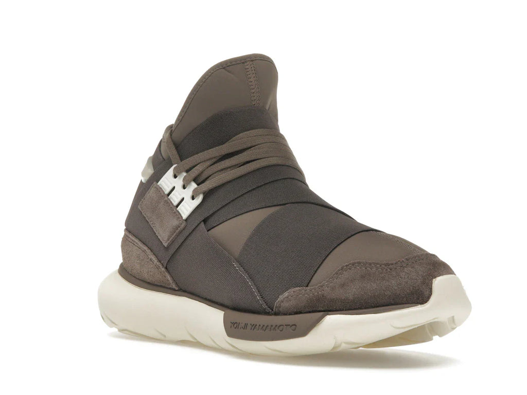 adidas Y-3 Qasa High Braun Creme Weiß