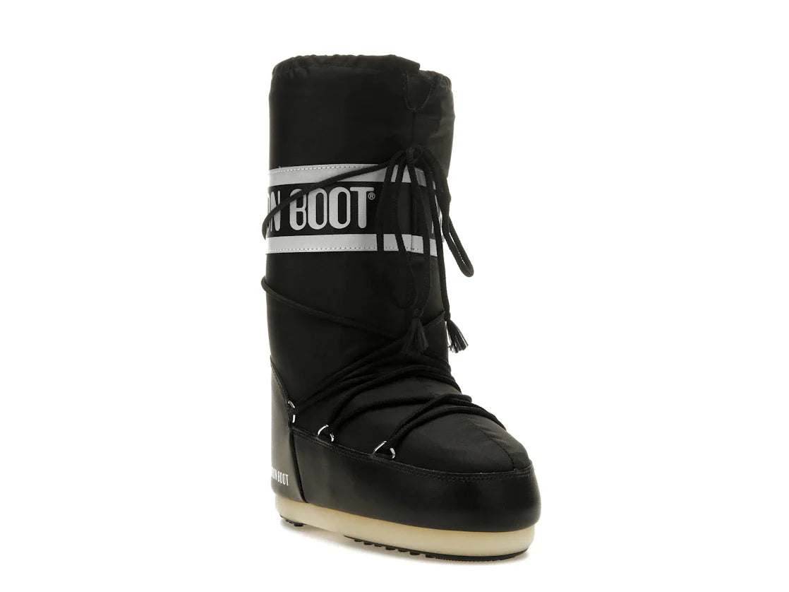 Moon Boot Icon Nylonstiefel Schwarz