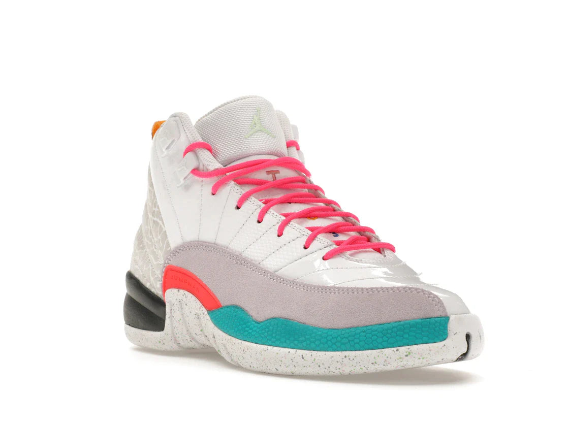 Jordan 12 Retro White Vapor Green (GS)