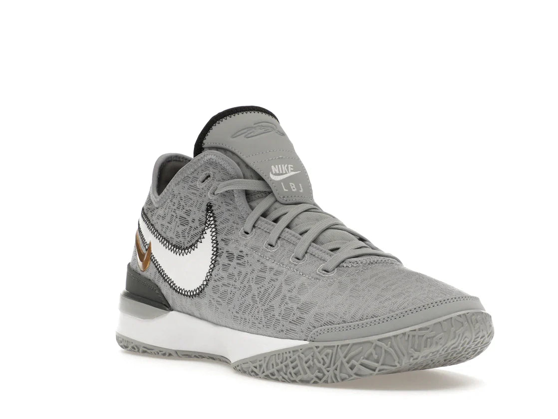 Nike Zoom LeBron NXXT Gen Wolf Gray Metallic Gold