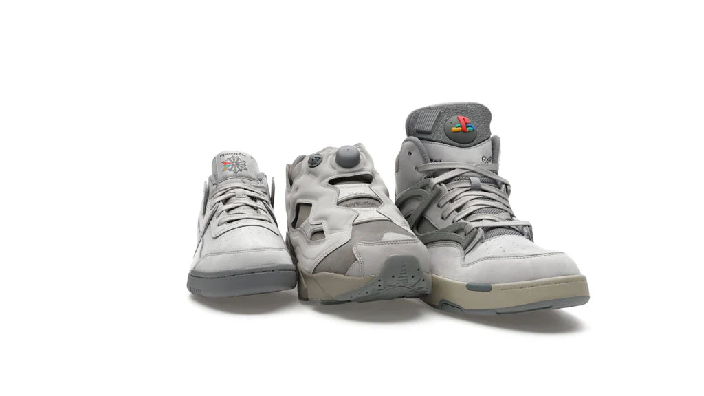 Reebok Workout Plus, Reebok Pump Omni Zone II & Reebok Instapump Fury 94 PlayStation 30th Anniversary Stapelbox
