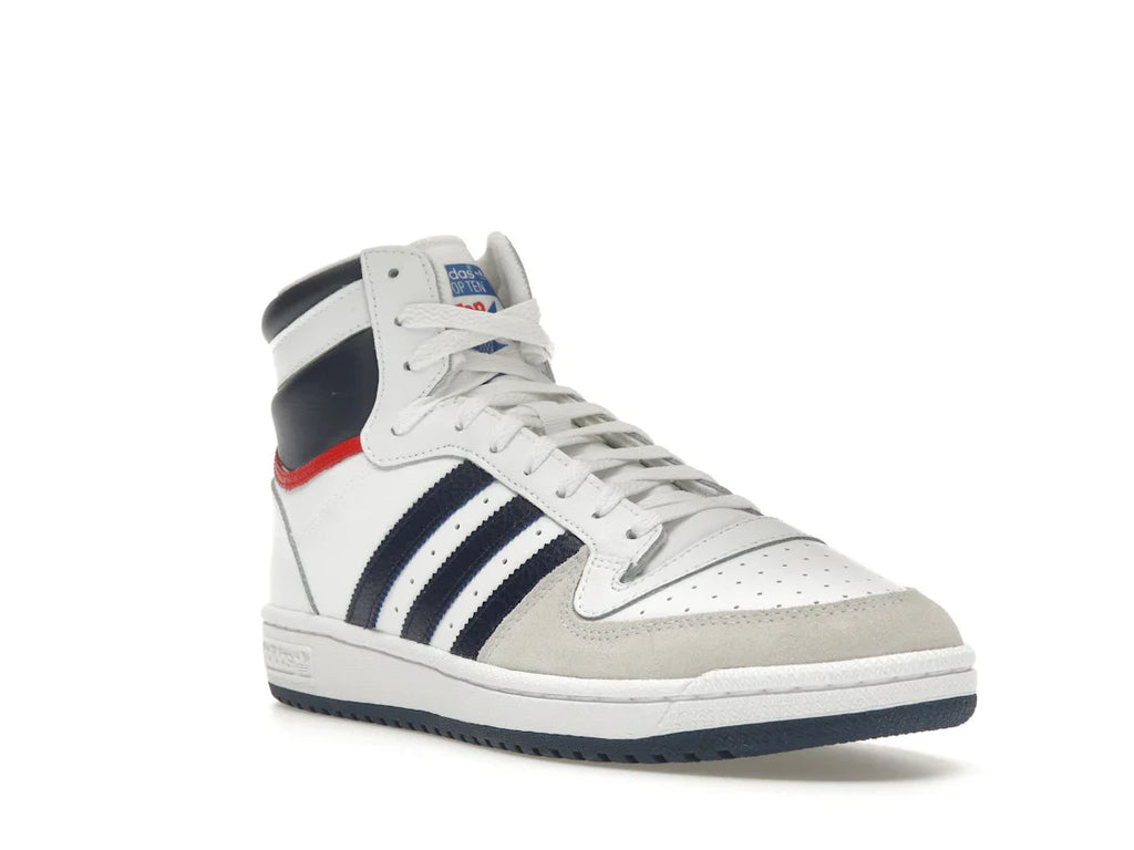 adidas Top Ten Hi Weiß Marineblau Rot