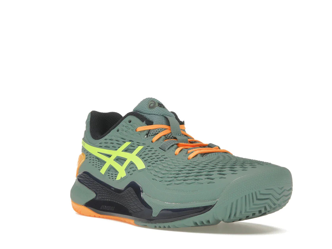 ASICS Gel-Resolution 9 Padel Celadon Sicherheitsgelb